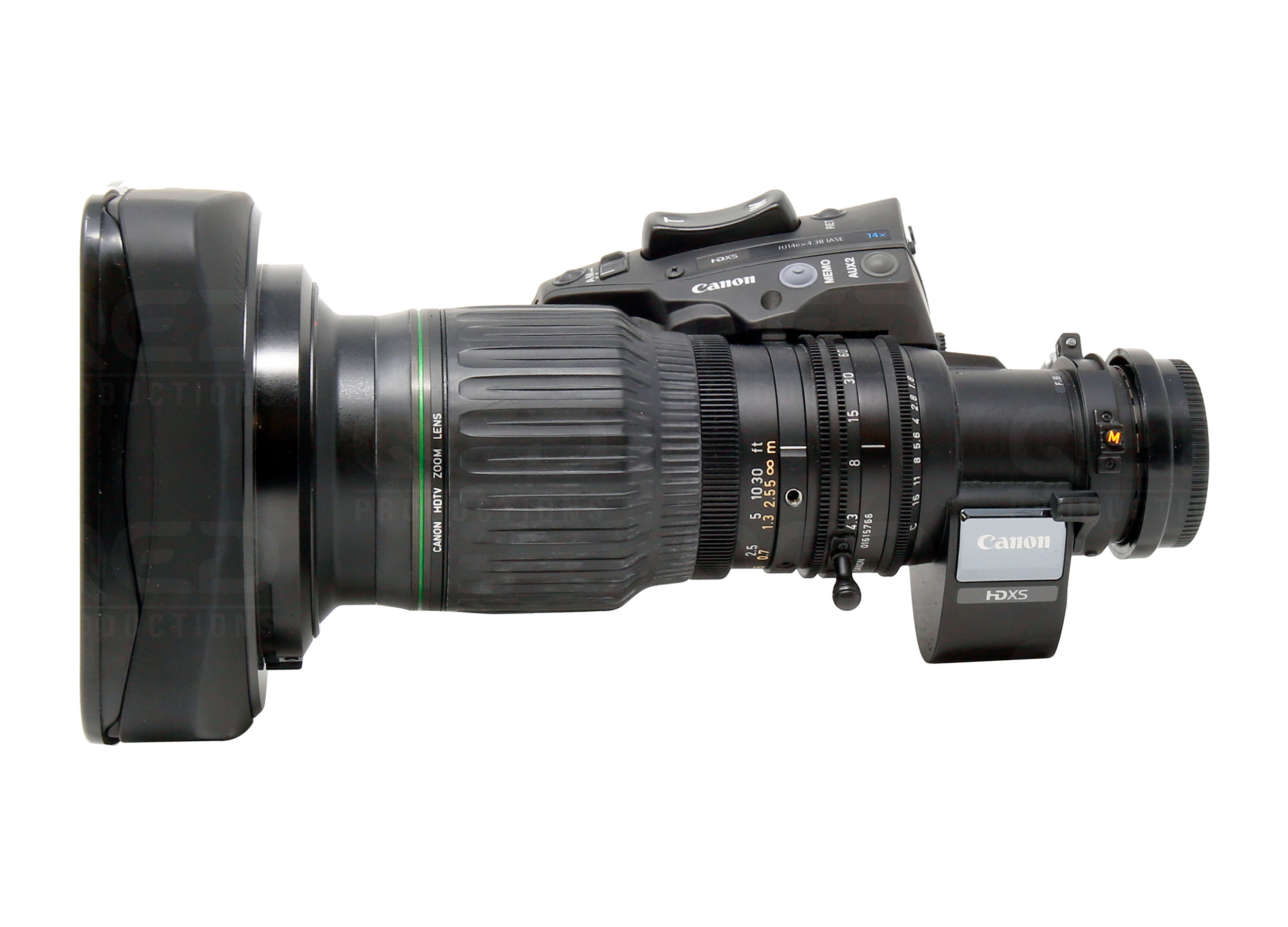 QED Productions | Equipment | Canon HJ14ex4.3B IASE High Definition lens